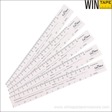 Meter Metric Disposable Paper Measuring Tape For Wound